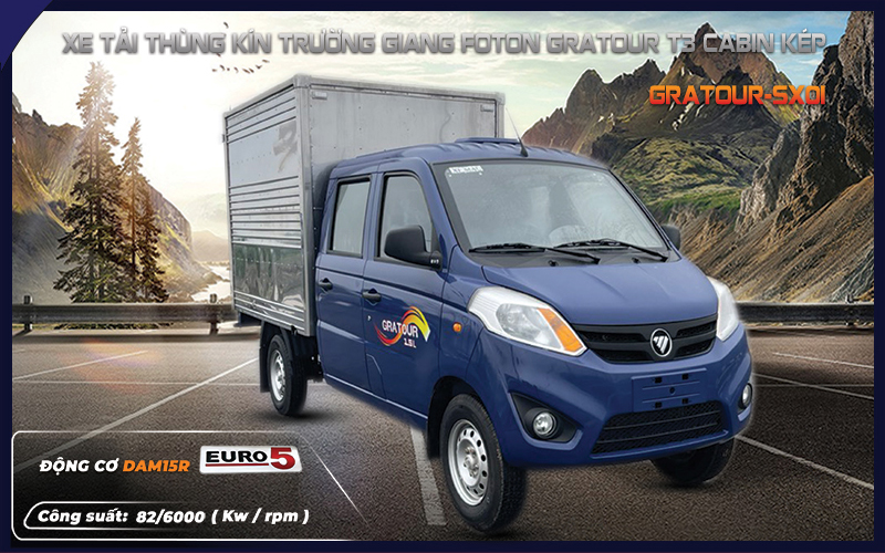 xe tải Foton T3 cabin Đôi