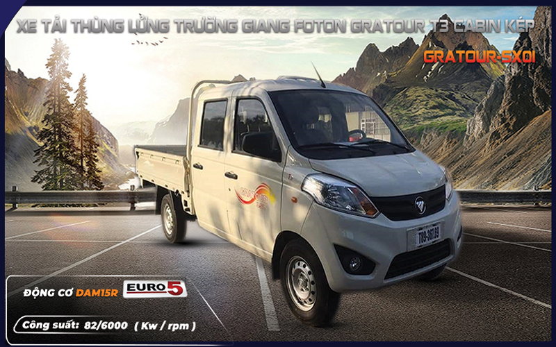 xe tải Foton T3 cabin Đôi