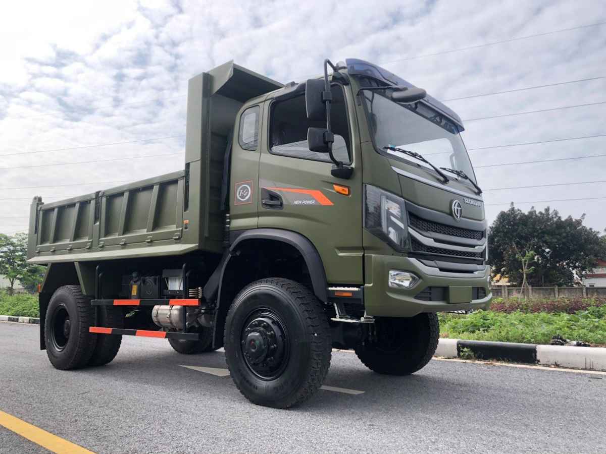 Giá xe ben Trường Giang 8T 2 cầu 