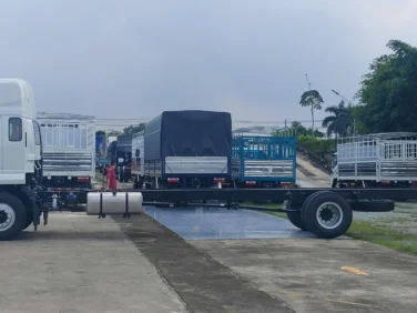 Thùng dài 10m xe tải JAC DAWOS 8 tấn